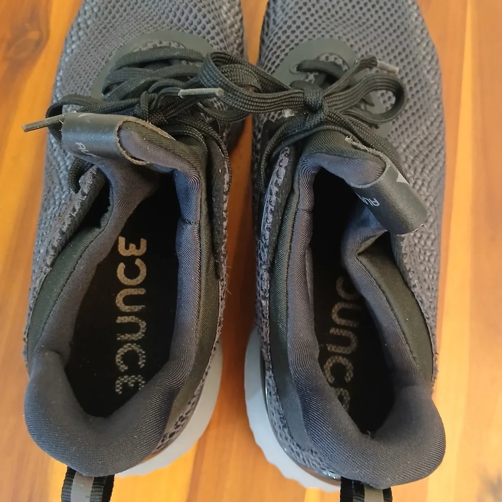 Adidas Alphabounce Running Shoes Black‎ Gray Womens 8 Athletic Sneakers CG5400